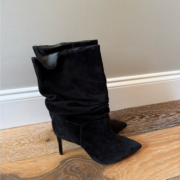 Schutz Ashlee High Heel Boots Size 7.5 In Black nwot - Picture 7 of 12
